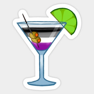 Asexual cocktail #1 Sticker